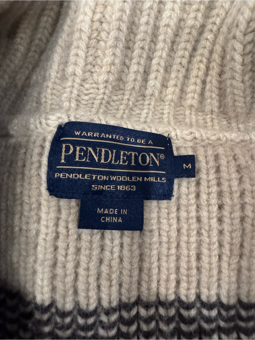 Pendleton THE ORIGINAL WESTERLEY MEN'S SWEATER Cardigan - Picture 5 of 6